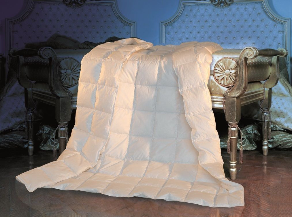 2er-Set Sommer-Daunenbetten mit Daunenfüllung, Weiß, B x H: 155 x 220 cm - Bild 1