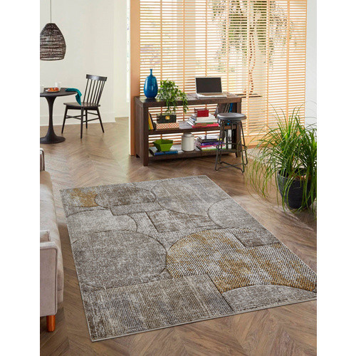 LUXORLIVING Teppich Torrent rechteckig in Gelb Multi Grau B: 160 cm, T: 230 cm - Bild 2