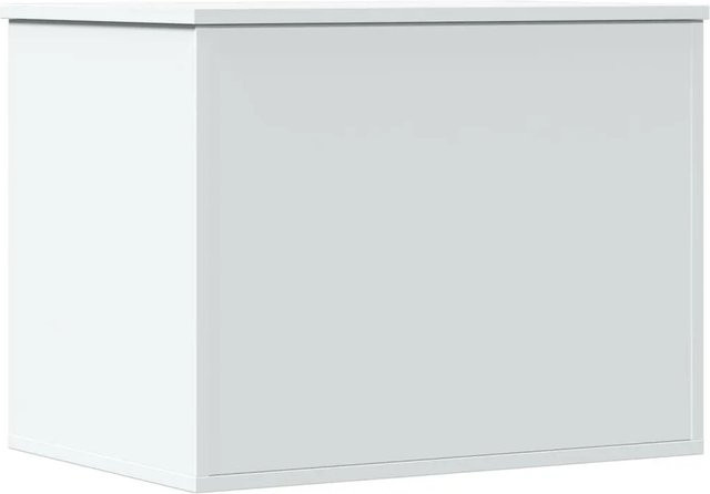 vidaXL Truhe aus Holzwerkstoff in Weiß mit Soft-Close-Deckel, B/T/H: 60 x 42 x 46 cm - Bild 1