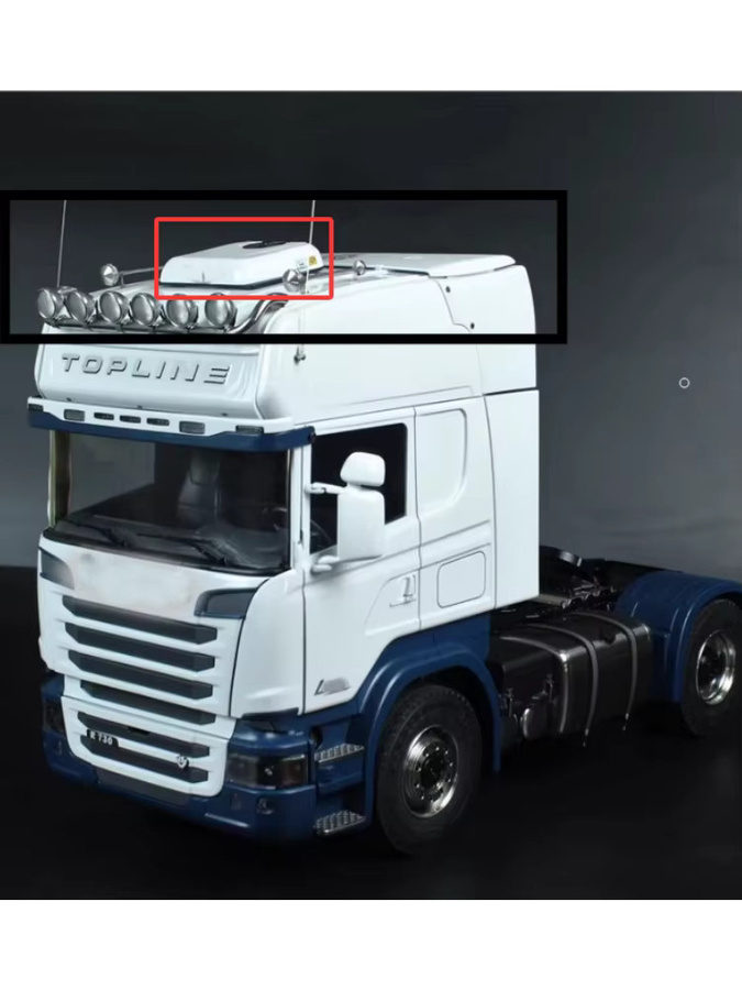 Nooxion Miniatur Simulierte LKW Dach Klimaanlage, Zubehör, 1:14 - Bild 3