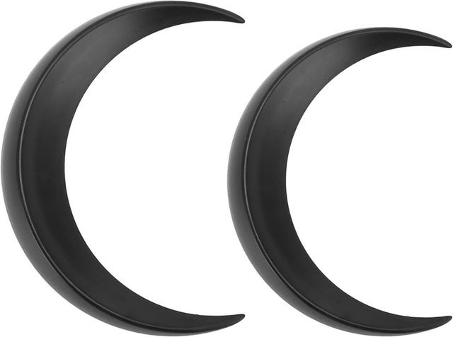 CosyHome Haargabel Mond, 2 Stück, schwarz, Damen - Bild 1