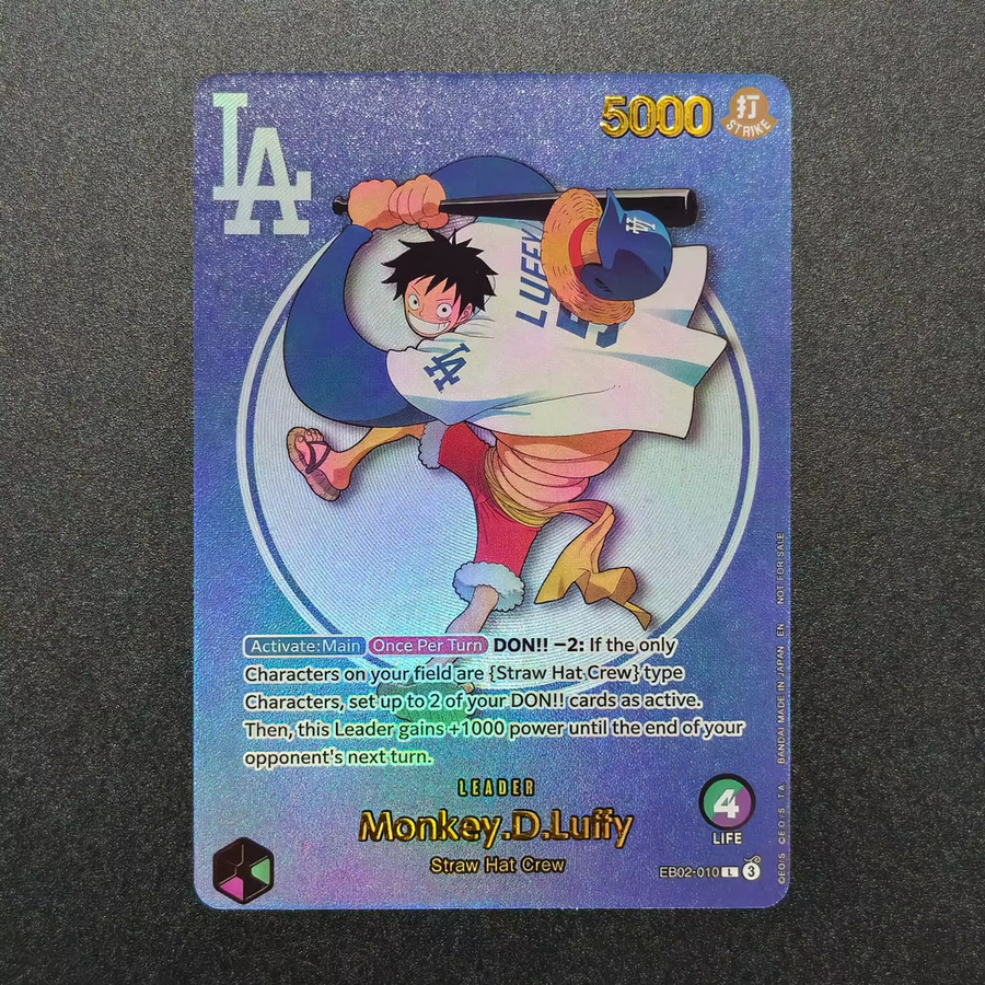 Bandai One Piece Monkey D. Luffy DIY Sammelkarte, Spielkarte, Englisch - Bild 2