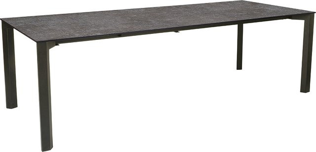 Stern Ausziehtisch Penta Aluminium in Anthrazit und Silverstar Metallic Grau mit Nivelliersystem B/T: 200 bis 250 x 100 cm - Bild 1