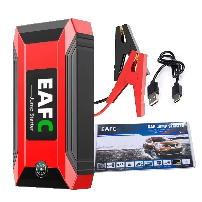 EAFC 12V Auto Starthilfe Power Bank Tragbarer Batterie Booster und Ladegerät mit Notfall-Beleuchtung - Bild 2