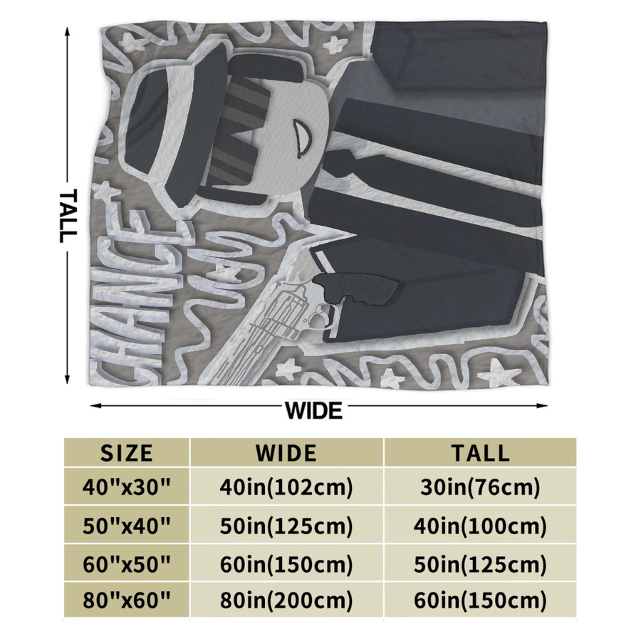 Weiche Tagesdecke mit Forsaken Chance Grafikdesign in Grau für Herbst und Outdoor-Trend - Bild 3