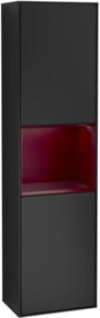 V&B Hochschrank Finion in Blau mit Lackierung, Breite: 41,8 cm, Höhe: 151,6 cm - Bild 1