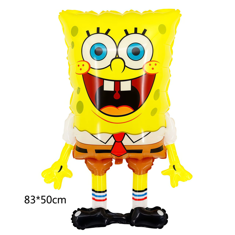 Potdemiel SpongeBob Schwammkopf & Patrick Star Folienballons-Set, Partydekoration, 3/6/7-teiliges Set - Bild 3