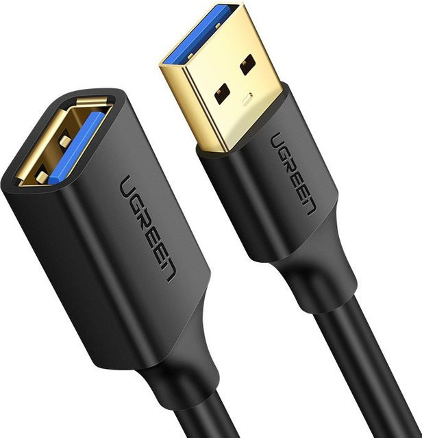 UGREEN USB 3.0 Verlängerungskabel US129, USB-A auf USB-A, Schwarz, 3 m - Bild 1