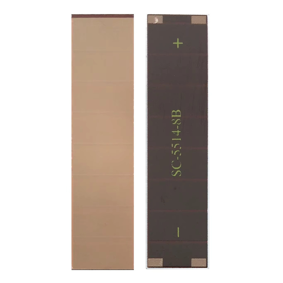 MARS ROCK a-Si-Solarzellen Set für schwaches Licht, 10 Stück, 4 V, 8 uA, B: 55 mm, T: 13,6 mm, ideal zum Aufladen im Innenbereich bei 200–300 Lux, braun - Bild 2