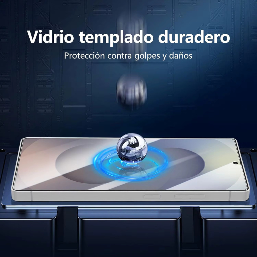 Samsung Galaxy S25 Ultra Schutzfolie aus gehärtetem Glas, transparent, kratzfest und blasenfrei mit Fingerabdruck-Entsperr-Funktion - Bild 4