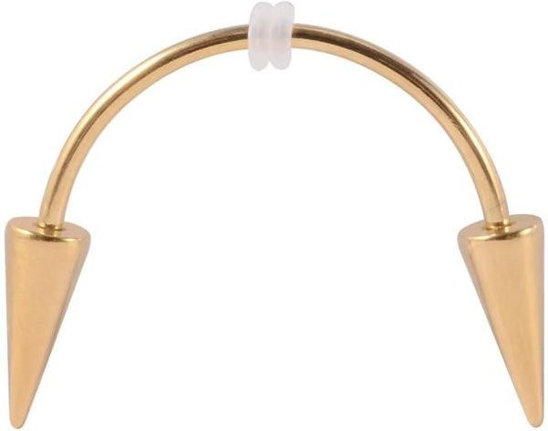 Lucky Star Jewelry Piercing Ohrringe, Titan, Silber, Zirkonia, Damen - Bild 1