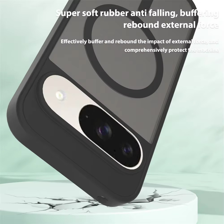 Google Magnetische Schutzhülle für Pixel 10, 9A, 9, 8, 8A Pro XL, Transparent Pink, Stoßfest und Ultradünn - Bild 6