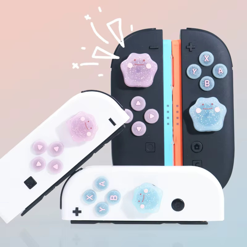 Silikon-Joystick-Kappe für Nintendo Switch Joy-Con Controller, Ditto Daumengriff-Abdeckung als Schutz für die Sticks - Bild 3