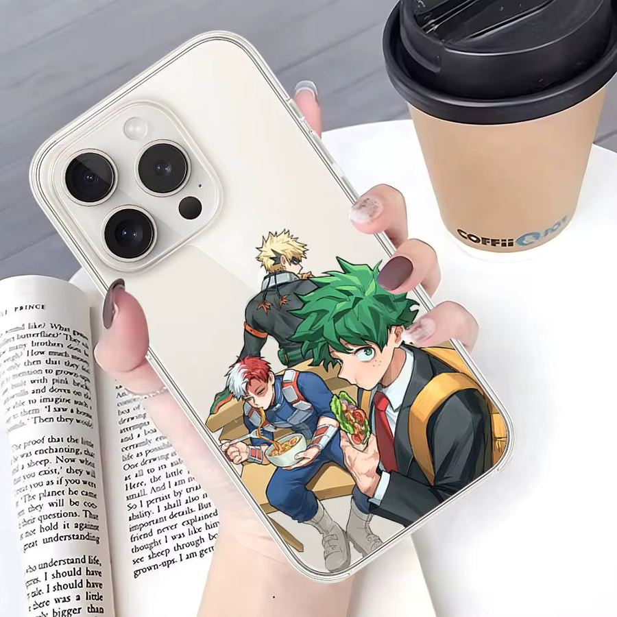Transparente und stoßfeste Anime My Hero Academia Handyhülle für iPhone 11 bis iPhone 17 Pro Max - Bild 3