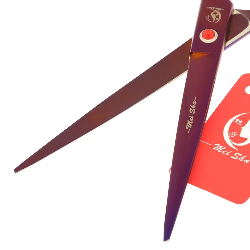 Meisha Professionelle Friseurschere aus Edelstahl mit Effilierschere für Salon und Barber, 7,0 Zoll (17,8 cm) und 6,5 Zoll (16,5 cm) - Bild 3