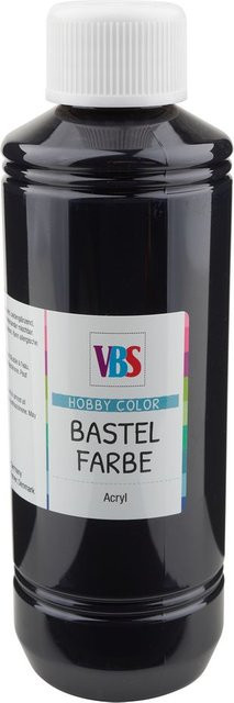 VBS Bastelfarbe Schwarz 250 ml - Bild 1