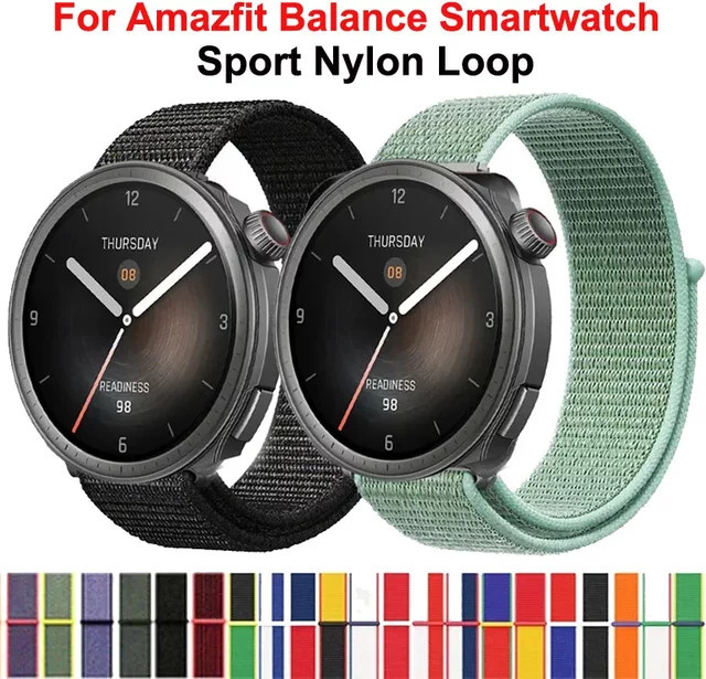 Amazfit Uhrenarmband Nylon, 22 mm, Sport Armband - Bild 1