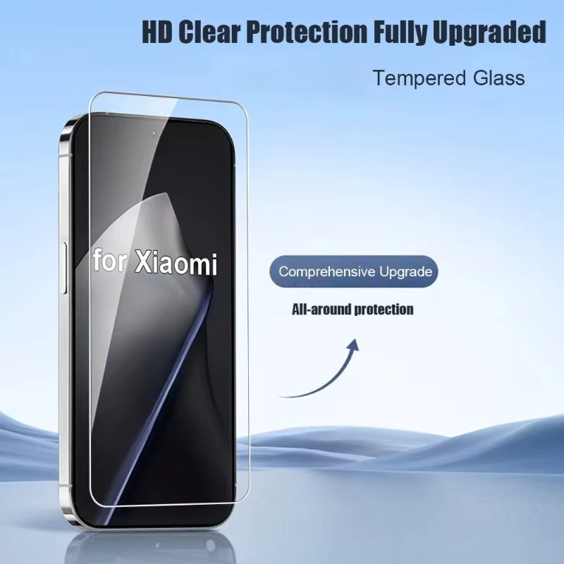 4er-Pack Ultra HD Displayschutz aus gehärtetem Glas für Xiaomi 14, transparent - Bild 2