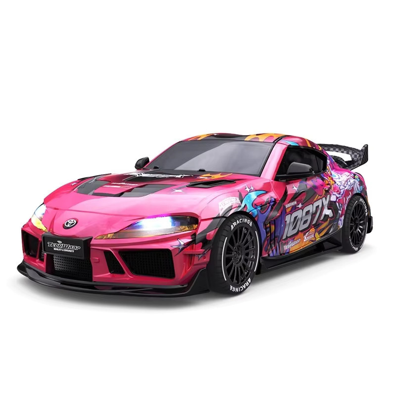 JXC Drift-Auto RC, 1:43, ferngesteuert, Allradantrieb, rot - Bild 4