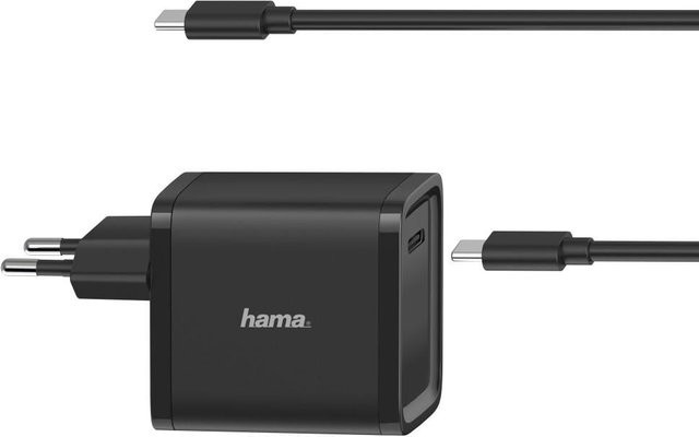Hama Universal-USB-C-Notebook-Netzteil mit Power Delivery (PD), 45W, Schwarz - Bild 1