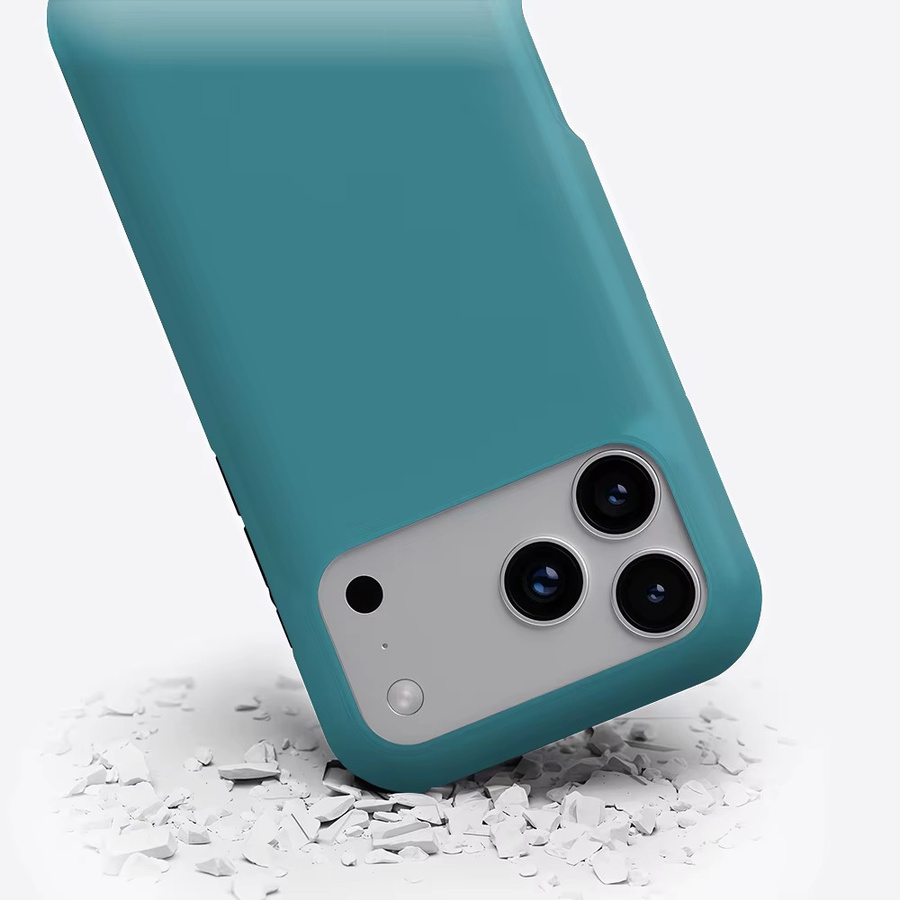 Aurea Case Matte Bumper MagSafe Schutzhülle für iPhone 13 bis 17 Pro Max in Turquoise - Bild 2