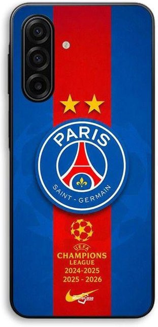 Maniacase Handyhülle für Samsung Galaxy A57 mit PSG Logo in Schwarz, Rot und Blau - Bild 1