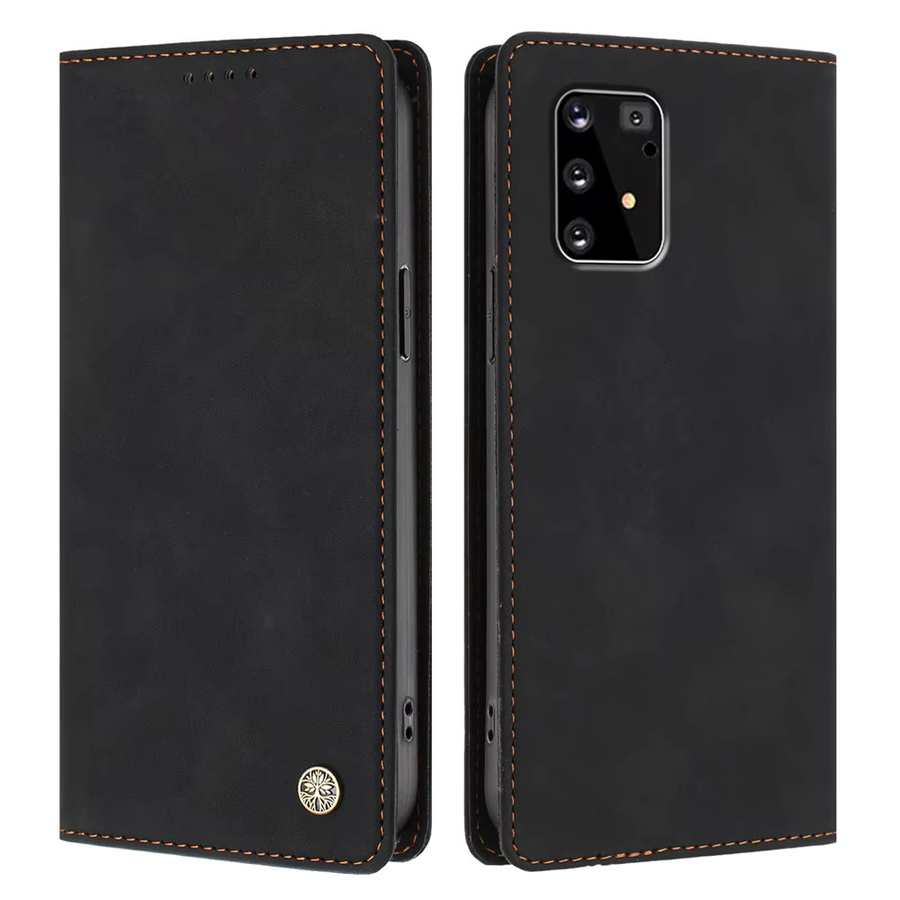 RFID Blocking Flip Leder Handyhülle für Samsung Galaxy A73 A72 A71 A57 A56 A55 A54 A53 A52 A51 A50 A37 A35 A33 A32 A24 A23 A22 A21 4G 5G in Schwarz - Bild 2
