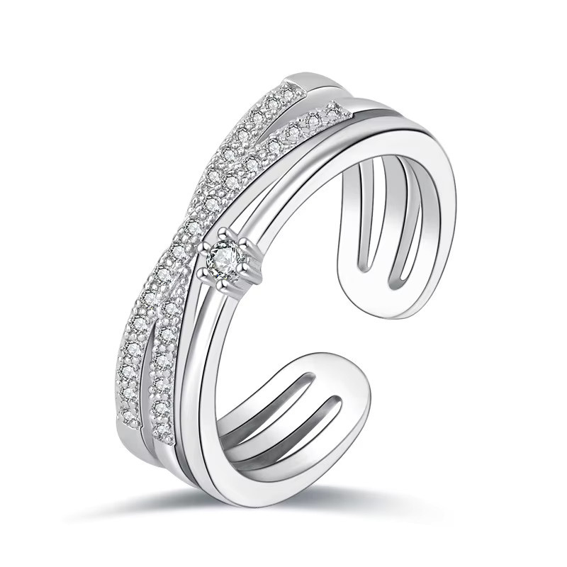 YDSMOSO Ring 925 Silber, Zirkonia, Damen - Bild 2