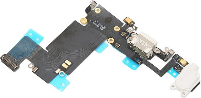 DIYelecs USB-C Ladeanschlussmodul mit Mikrofon- und Kopfhörer-Anschluss als Flexkabelmodul in Weiß - Bild 1