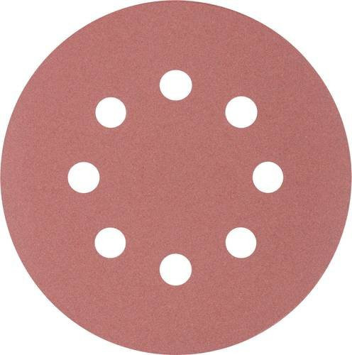 PFERD TOOLS Universal Korund Klettscheibe KSS für Exzenterschleifer, Körnung 400, Durchmesser: 125 mm, 25 Stück, Rot - Bild 2
