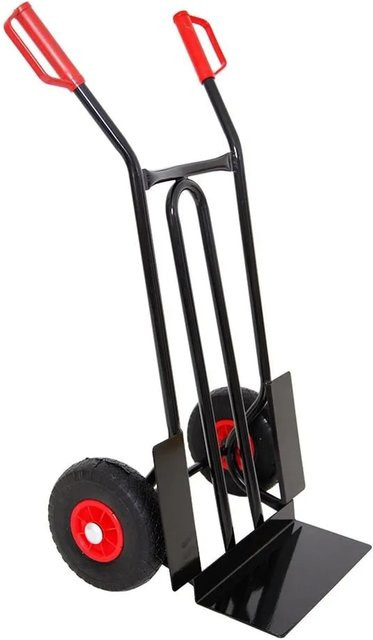 Proregal Sackkarre Rhino XL Schaufel in Schwarz mit 250kg Tragkraft und pannensicheren Rädern, H x B x T: 104 x 60 x 50 cm - Bild 1