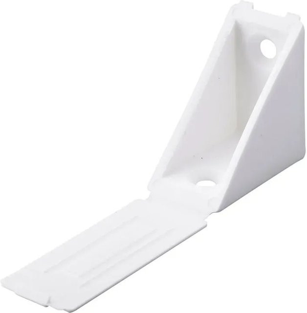 Hettich Universal-Eckverbinder aus Kunststoff in Weiß, B/T/H: 4,0 x 4,0 x 2,4 cm - Bild 1