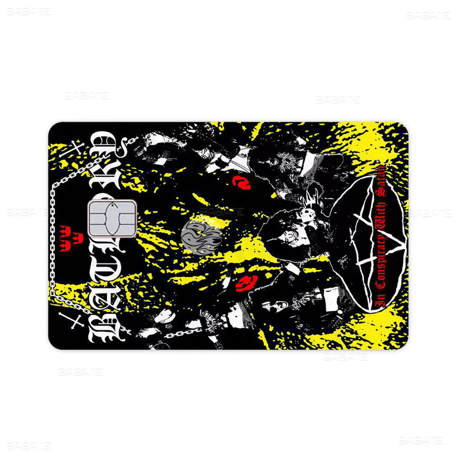 Bathory Quorthon Kreditkarten-Skin Aufkleber für VISA- und Bankkarten, wasserfester und kratzfester Aufkleber in Multicolour, Unisex - Bild 6