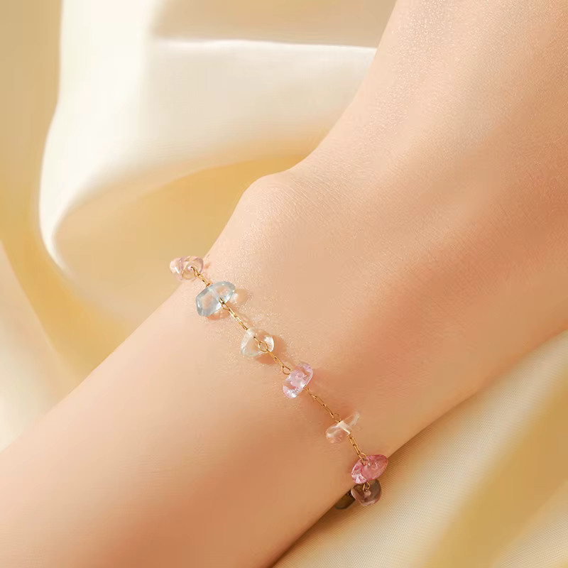 EILIECK Schmuck-Set Halskette und Armbänder, Edelstahl, Damen - Bild 4