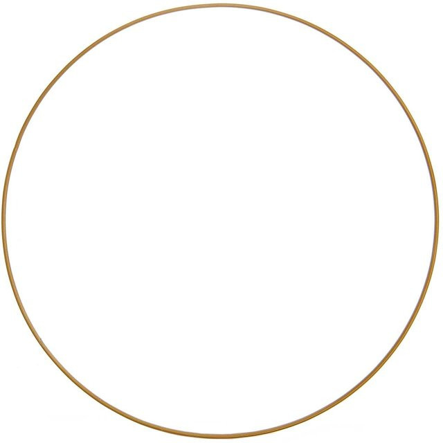 Rico Design Metallring in Gold matt mit einem Durchmesser von 25 cm - Bild 1