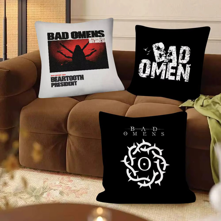 Kayou BAD Omen Cartoon-Charakter Kissenbezug, quadratisch, B/B/B: 40 x 40 x 40 cm - Bild 3