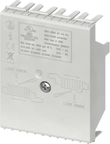 ABB 2CCF181812R0001 ZLS939 Einspeiseblock Abdeckung für Standardeinspeiseblöcke in Weiß - Bild 1