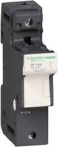 Schneider Electric DF14N Sicherungshalter, 6 Stück, Schwarz - Bild 1
