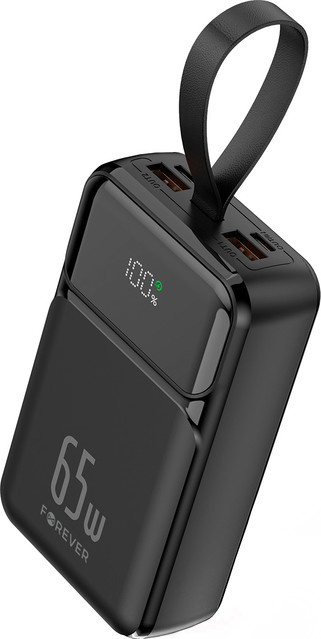 Externe Batterie Forever TB-400 in Schwarz mit 20000mAh, 65W, QC + PD sowie 2 x USB-A und 2 x USB-C - Bild 1