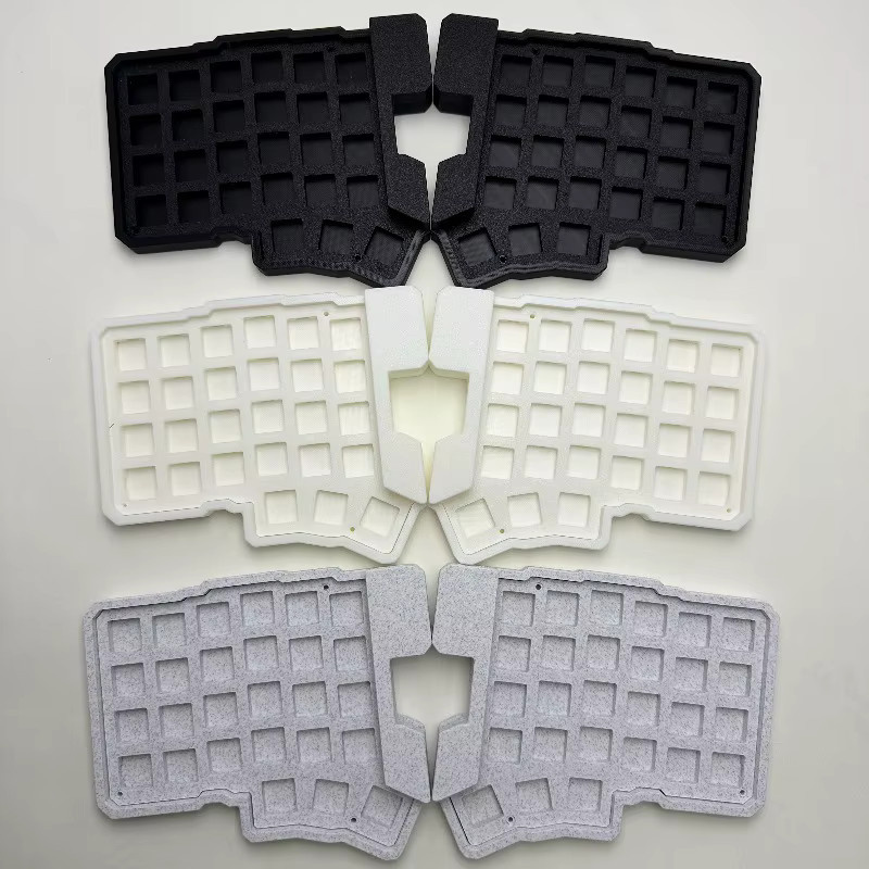 MiFuny Silakka54 Split-Tastaturgehäuse in Schwarz, ergonomisches Gehäuse aus 3D-Druck PLA für mechanische Gaming-Tastaturen - Bild 3