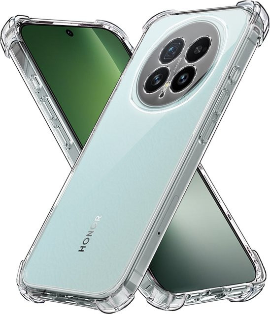 Transparente und bruchsichere Handyhülle für Honor Magic 8, 7, 6, 5 und 4 Pro Lite mit TPU-Rückseite - Bild 1