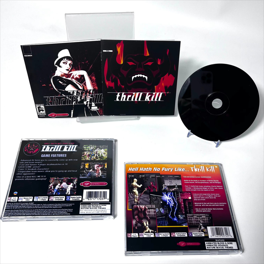 Thrill Kill für PS1 Retro-Spielkonsole DIY CD UC und PAL Versionen zum Brennen für freigeschaltete Konsolen mit optischem Laufwerk - Bild 4