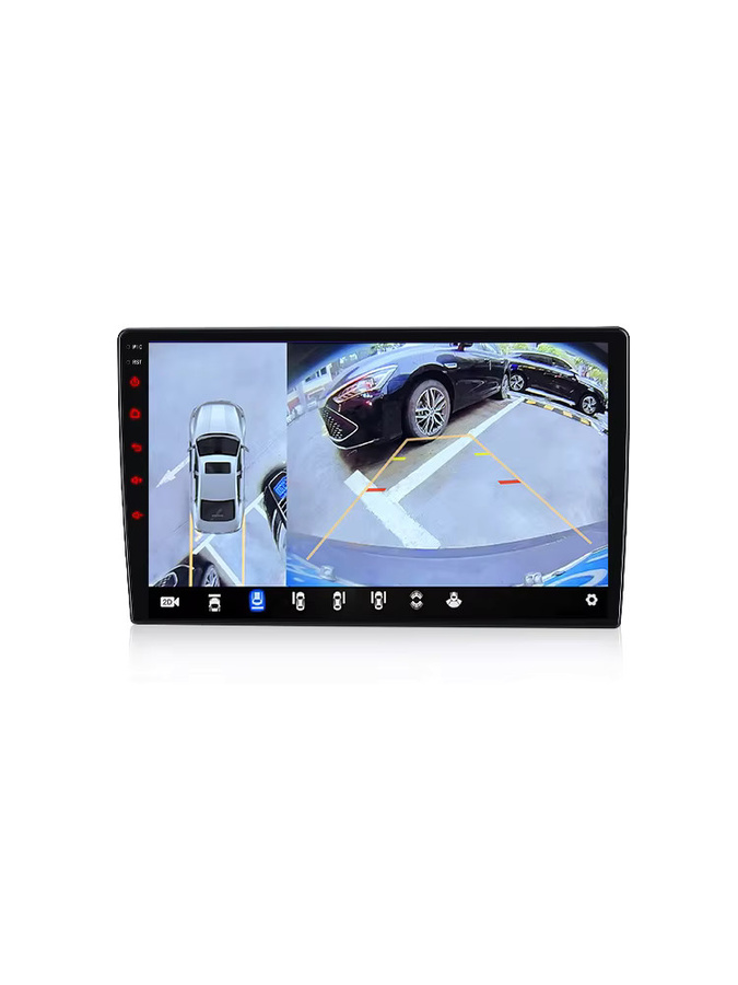 Junsun Qualcomm Autoradio mit 360-Grad-Kamera, drahtlosem Apple CarPlay und Android Auto, 4G, GPS, WiFi und Bluetooth in Schwarz - Bild 6