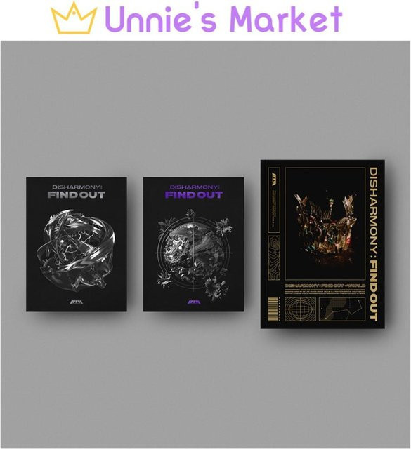P1Harmony 3. Mini-Album DISHARMONY : FIND IT OUT CD Black Edition ohne Poster - Bild 1