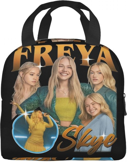 Freya Skye Sänger Merch Isolierte Lunchtasche von Fancy Style Studio, Auslaufsichere Thermische Bento-Box in Multicolour - Bild 1