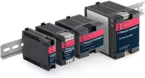 TracoPower TCL 024-124C Hutschienen-Netzteil DIN-Rail 24 V/DC 1A 24W Schwarz - Bild 1