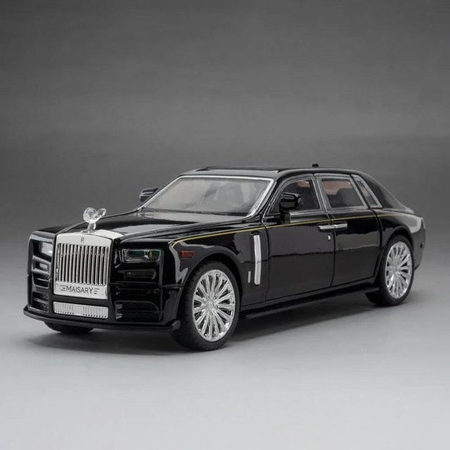 Rolls Royce Phantom Spielzeugmodellauto, 1:24, Licht und Ton, schwarz - Bild 1