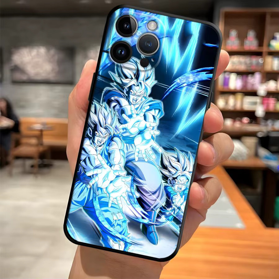 Dragon Ball Goku Handyhülle für iPhone Modelle in Schwarz - Bild 4