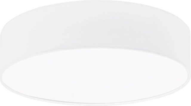 Eglo Deckenleuchte Revilla Weiß, 1-flammig, Textil, E27, Durchmesser: 38 cm - Bild 1