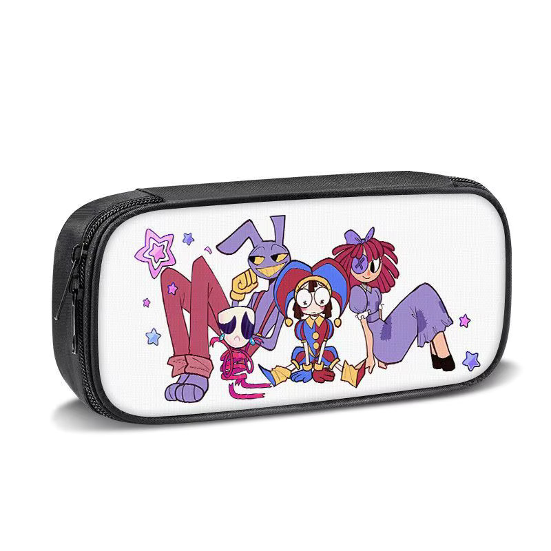 Bandai Magic Number Circus Cartoon Anime Personalisiertes Canvas-Federmäppchen für Kinder in Mehrfarbig - Bild 4